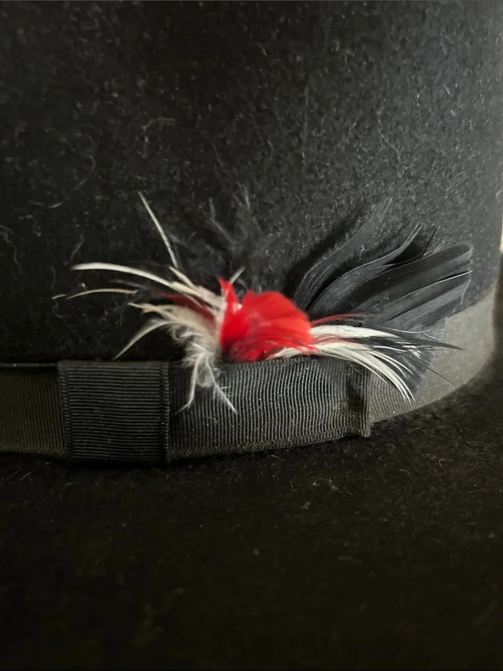 Eddy Brothers “The Barrel Racer”Black wool/fur Felt Cowboy Hat